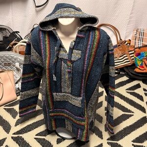 Colorful Striped Baja Hoodie